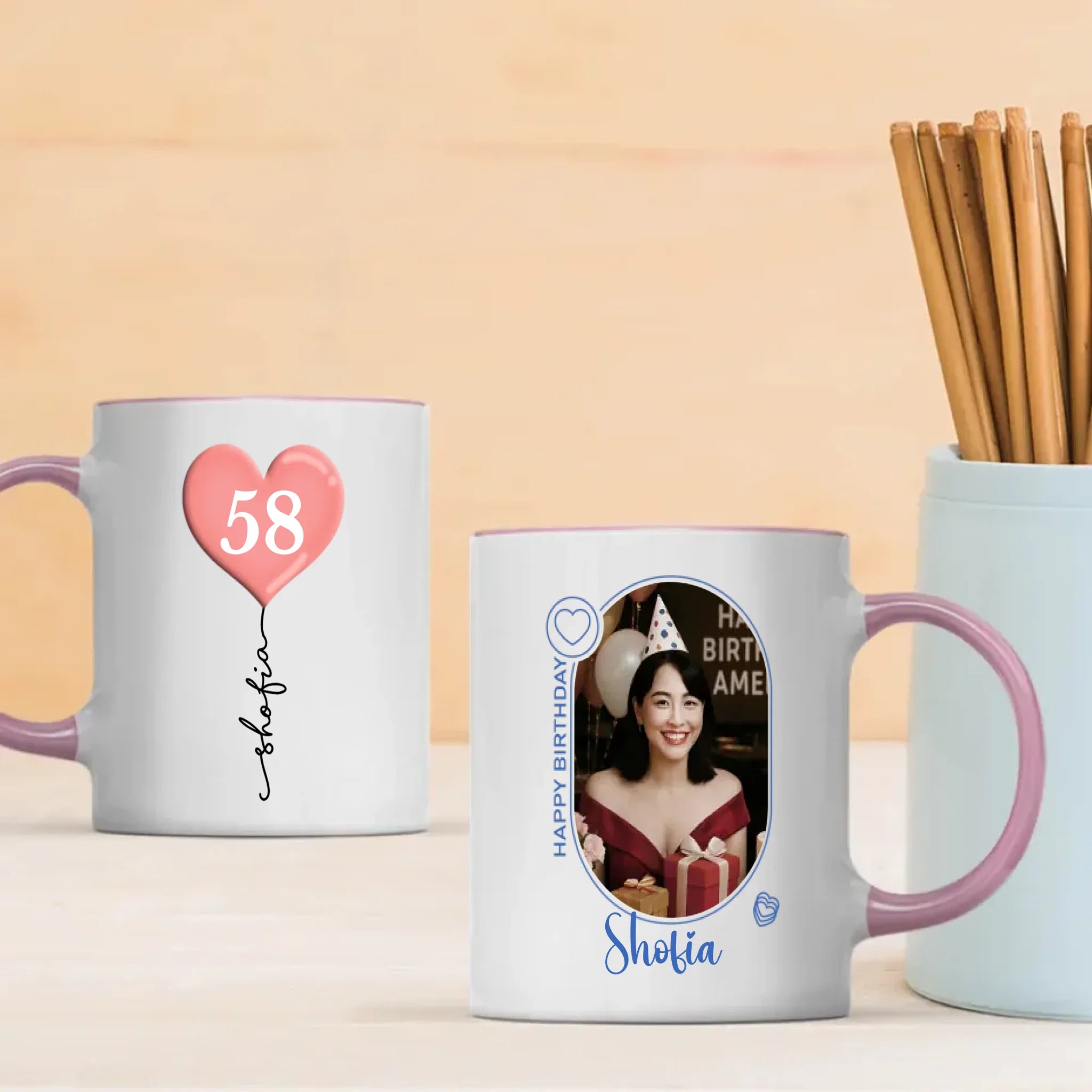A Legend Was Born in 1958 Personalized Mug – Custom Vintage Happiness & Lucky Smiles - 89Prints