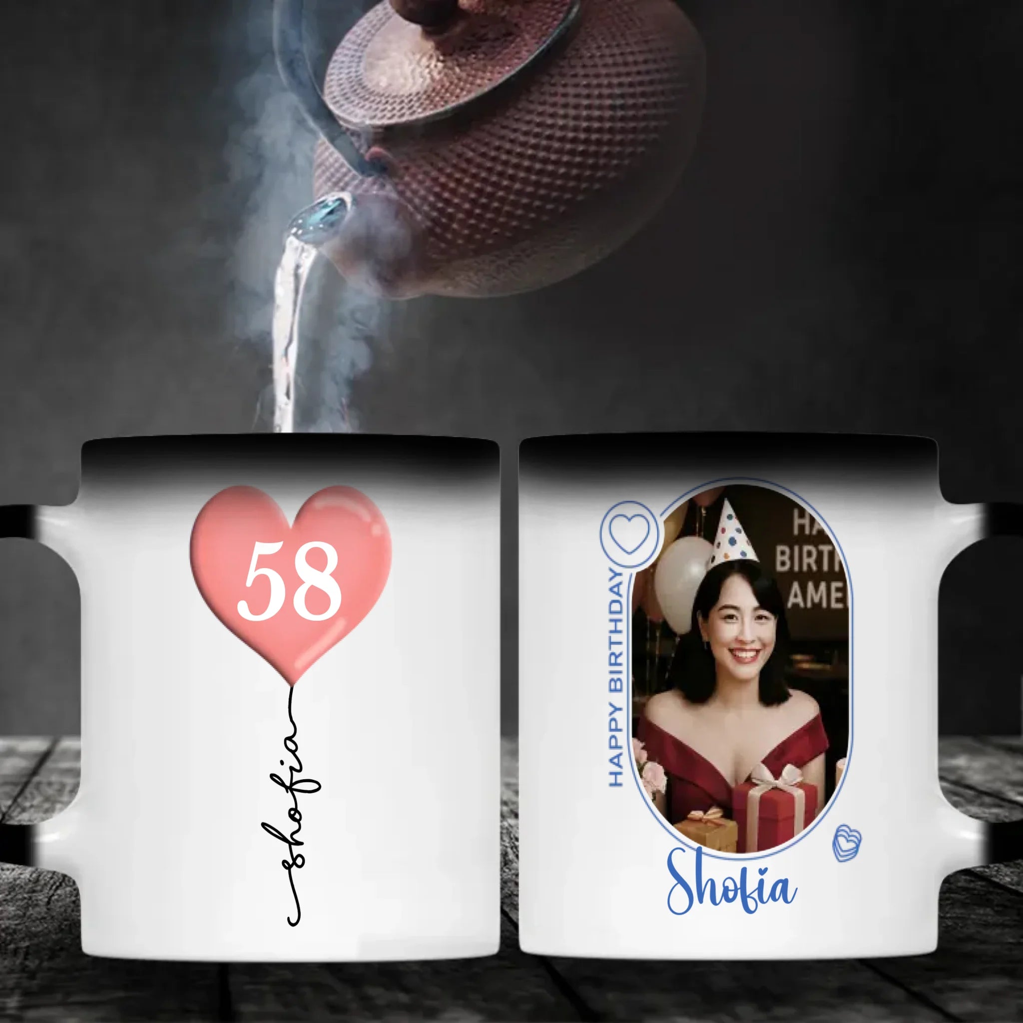 A Legend Was Born in 1958 Personalized Mug – Custom Vintage Happiness & Lucky Smiles - 89Prints