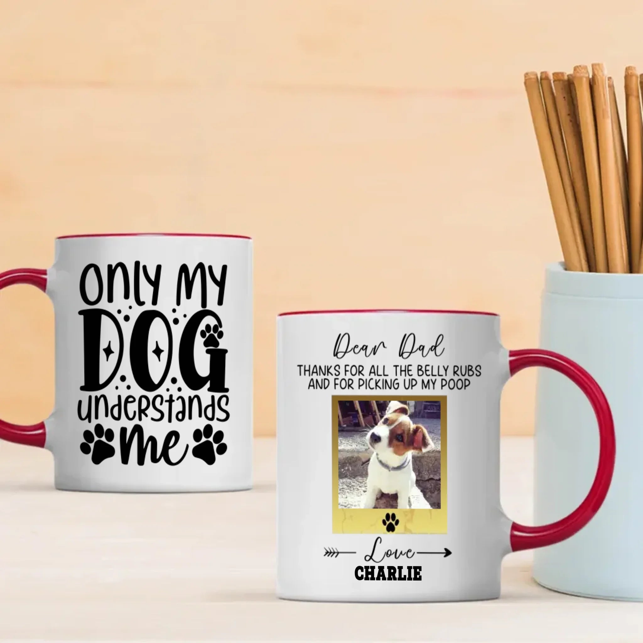 Only My Dog Understands Me Mug – Personalized Gift for Your Loyal Companion - 89Prints