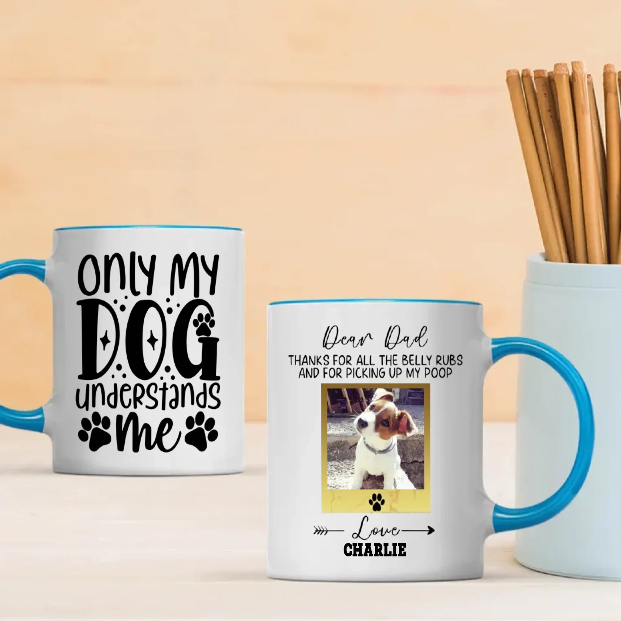 Only My Dog Understands Me Mug – Personalized Gift for Your Loyal Companion - 89Prints