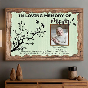Forever Smile – Custom Memorial Poster with Your Mom’s Photo, a Lasting Tribute from 89Prints