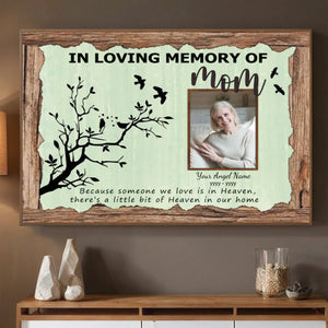 Forever Smile – Custom Memorial Poster with Your Mom’s Photo, a Lasting Tribute from 89Prints