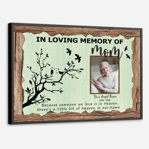 Forever Smile – Custom Memorial Poster with Your Mom’s Photo, a Lasting Tribute from 89Prints