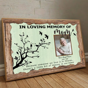 Forever Smile – Custom Memorial Poster with Your Mom’s Photo, a Lasting Tribute from 89Prints