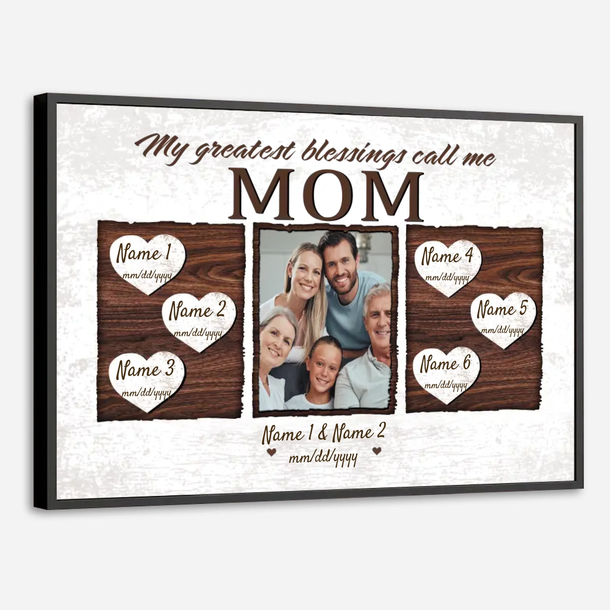Mom is Everything – Personalized Family Poster Honoring the Love That Holds You Together - 89Prints