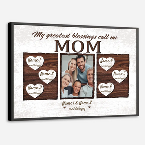 Mom is Everything – Personalized Family Poster Honoring the Love That Holds You Together - 89Prints