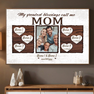 Mom is Everything – Personalized Family Poster Honoring the Love That Holds You Together - 89Prints