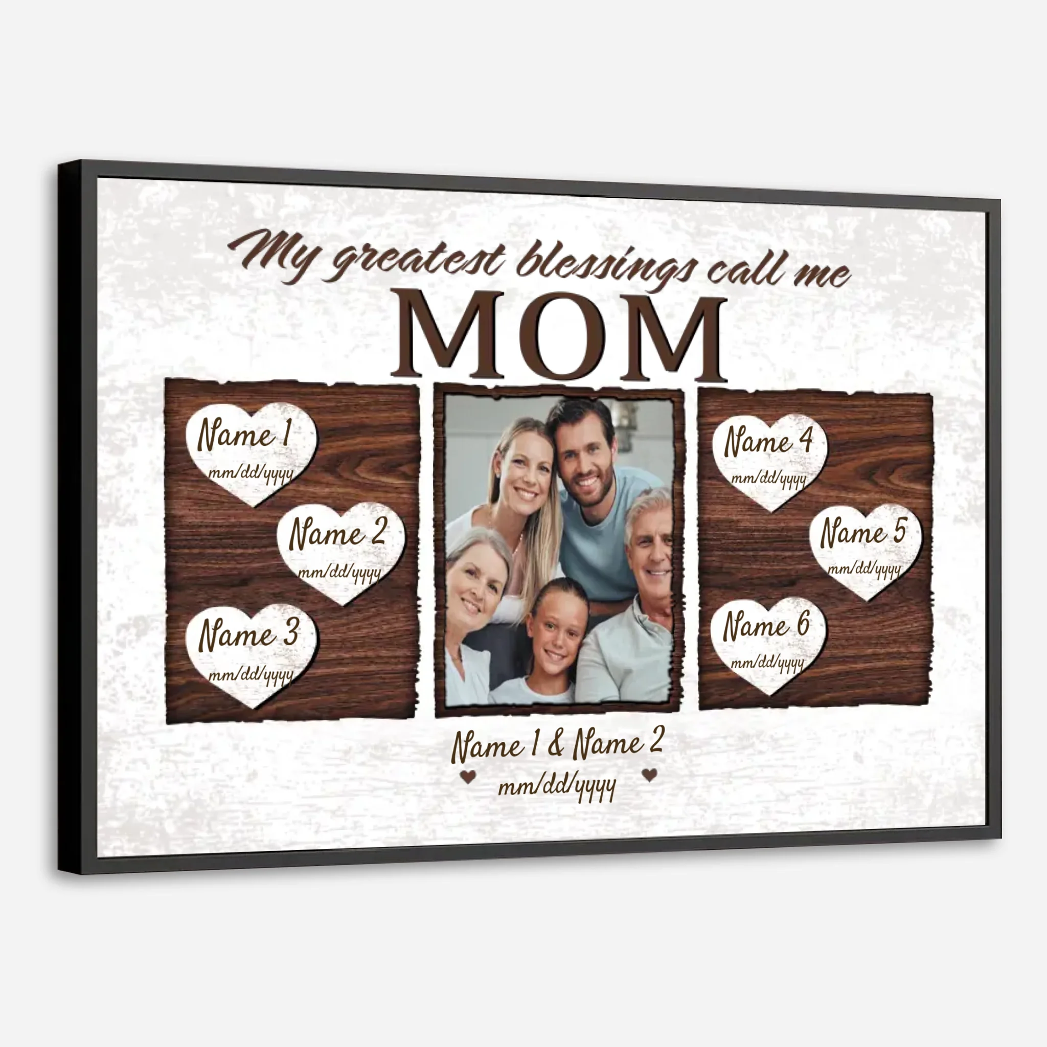 Mom is Everything – Personalized Family Poster Honoring the Love That Holds You Together - 89Prints