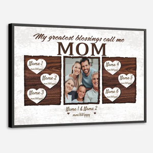 Mom is Everything – Personalized Family Poster Honoring the Love That Holds You Together - 89Prints
