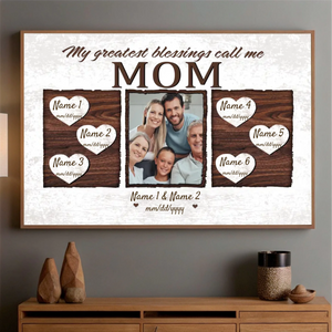 Mom is Everything – Personalized Family Poster Honoring the Love That Holds You Together - 89Prints