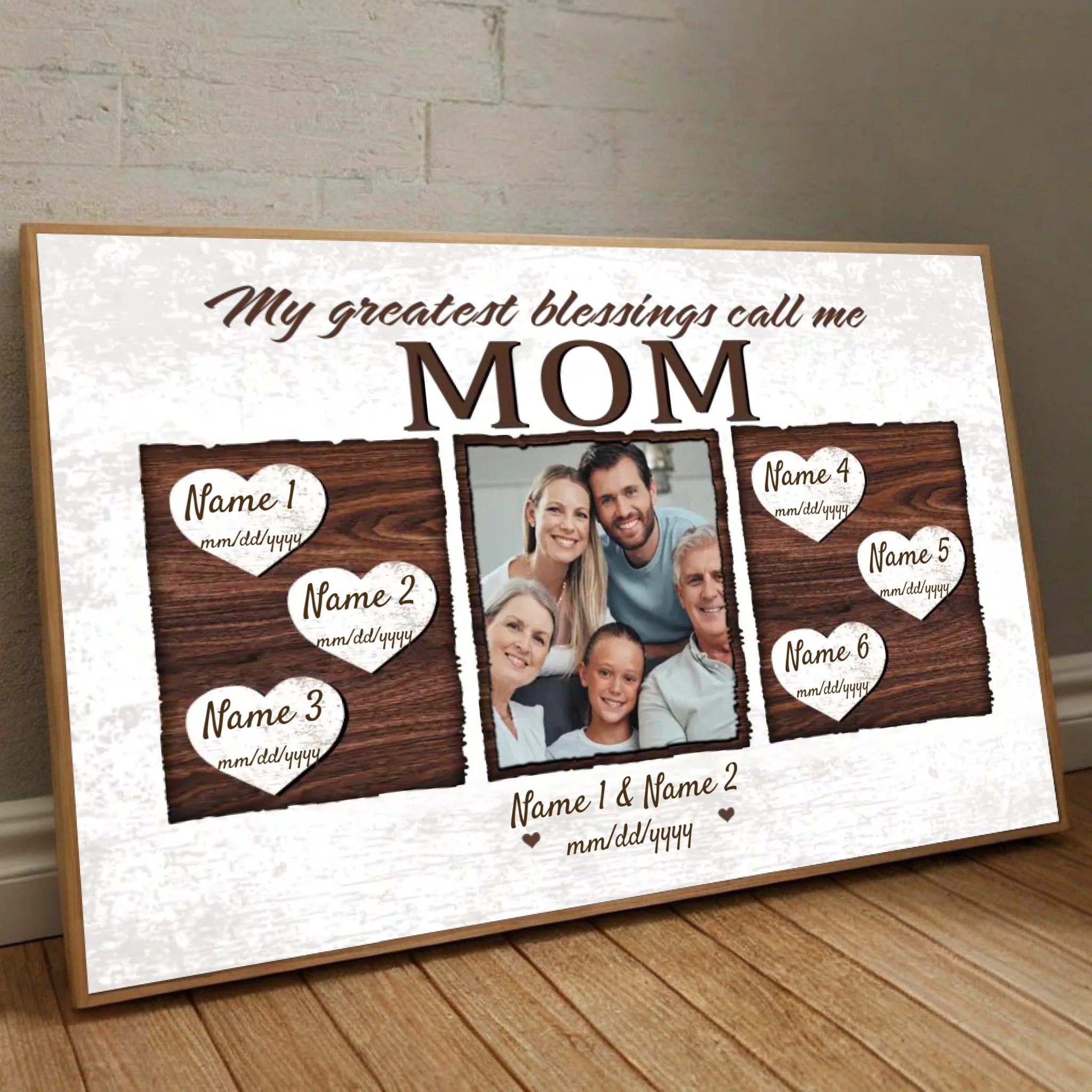Mom is Everything – Personalized Family Poster Honoring the Love That Holds You Together - 89Prints