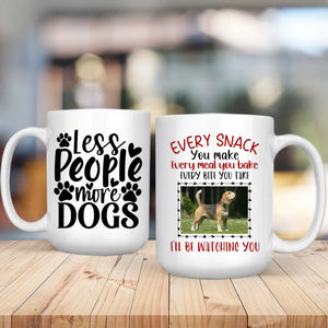 Adorable & Heartwarming Dog Lover Mug – Less People More Dogs – 89Prints