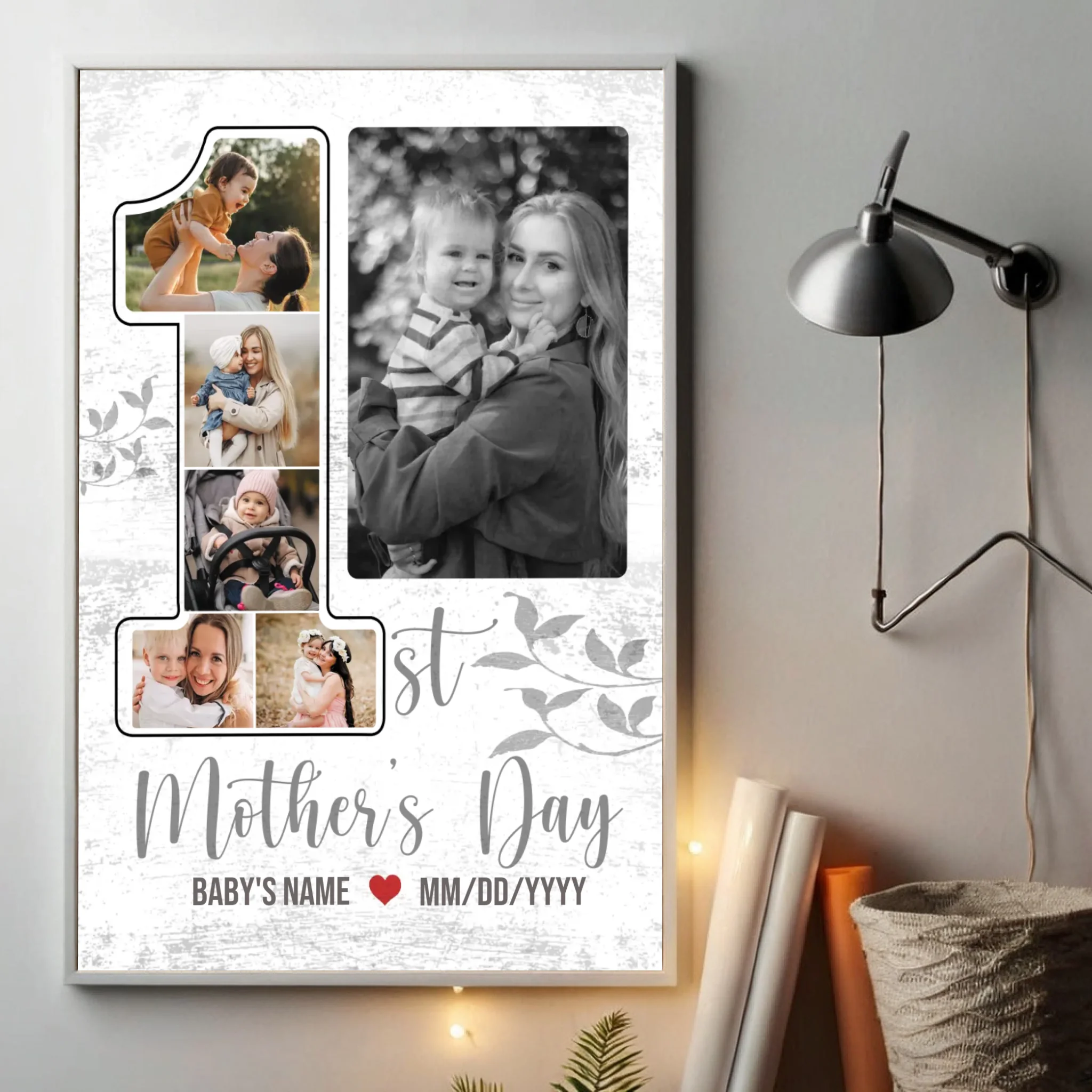 Personalized Mother and Baby Poster – Capture Moments Forever in the Heart - 89Prints