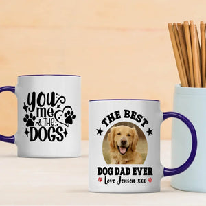 You, Me & The Dogs Mug – Personalized Gift for the Best Dog Dad Ever - 8Prints