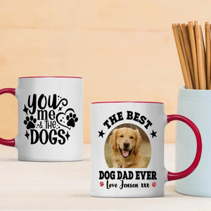 You, Me & The Dogs Mug – Personalized Gift for the Best Dog Dad Ever - 8Prints