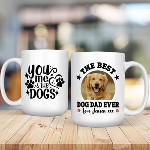 You, Me & The Dogs Mug – Personalized Gift for the Best Dog Dad Ever - 8Prints