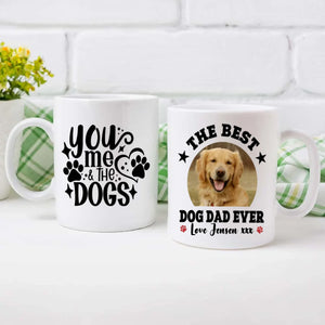 You, Me & The Dogs Mug – Personalized Gift for the Best Dog Dad Ever - 8Prints