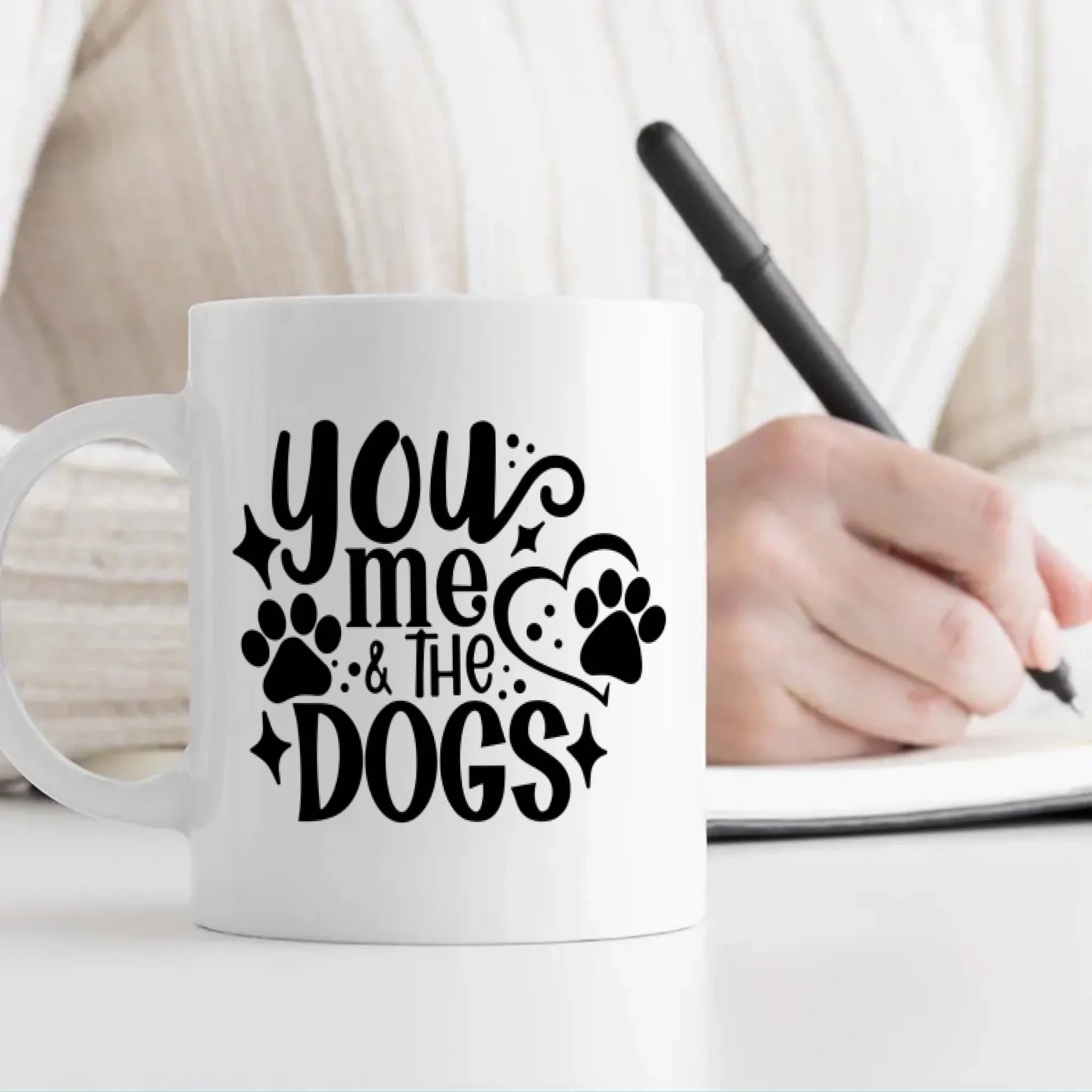 You, Me & The Dogs Mug – Personalized Gift for the Best Dog Dad Ever - 8Prints