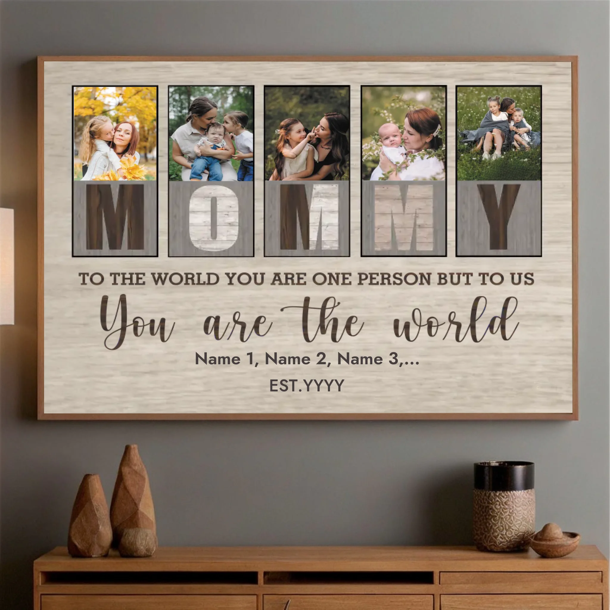 Capture Your Mom’s Love – Personalized Poster with a Beautiful Photo - 89Prints