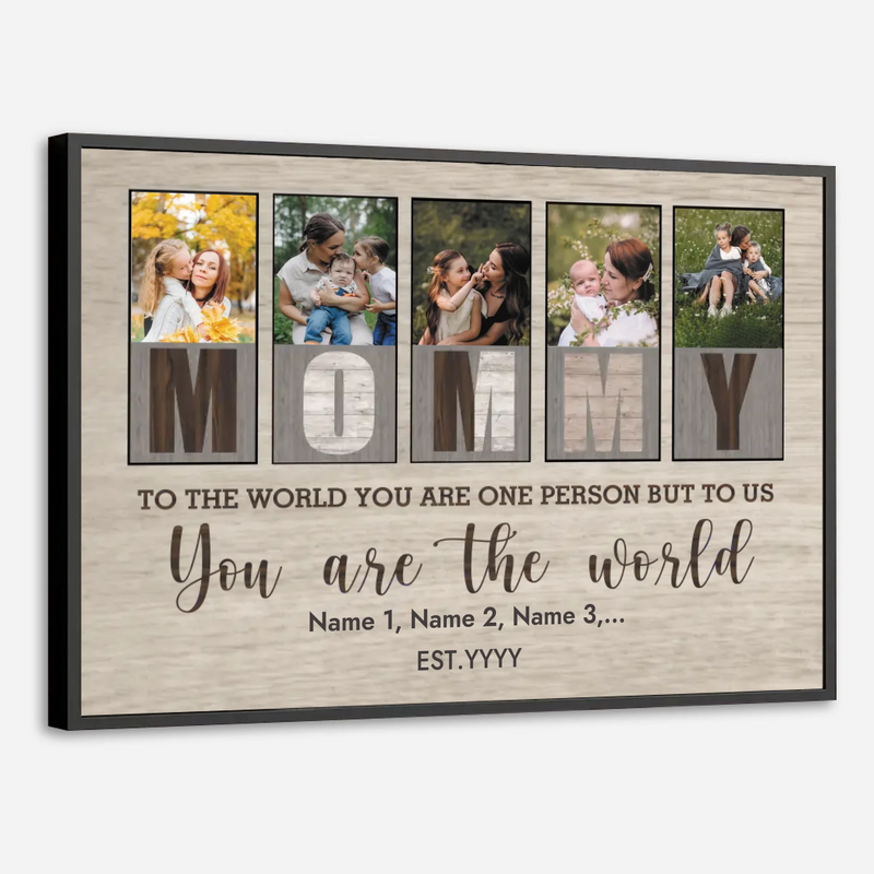 Capture Your Mom’s Love – Personalized Poster with a Beautiful Photo - 89Prints