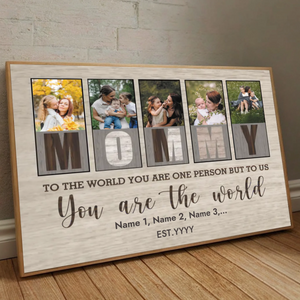 Capture Your Mom’s Love – Personalized Poster with a Beautiful Photo - 89Prints