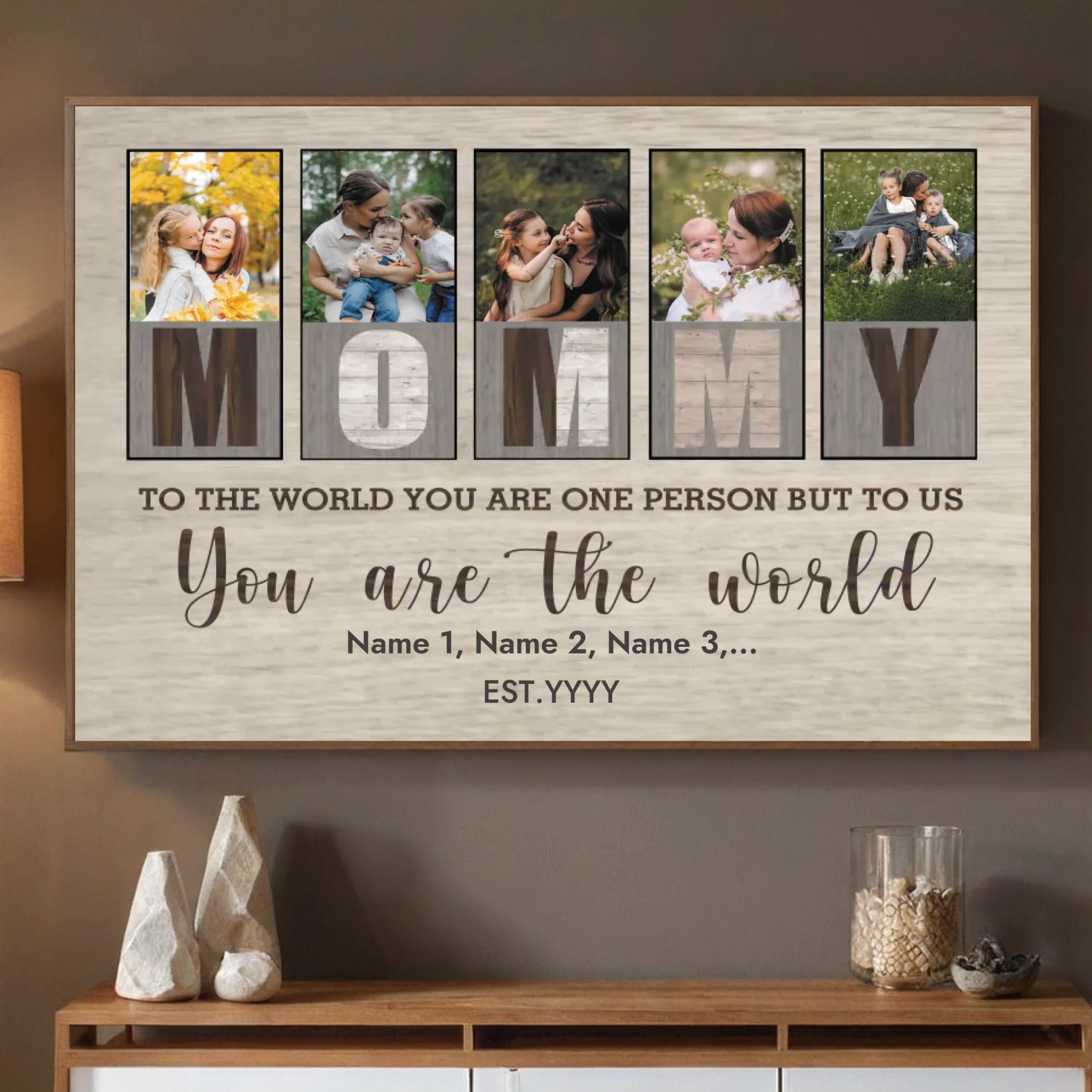 Capture Your Mom’s Love – Personalized Poster with a Beautiful Photo - 89Prints