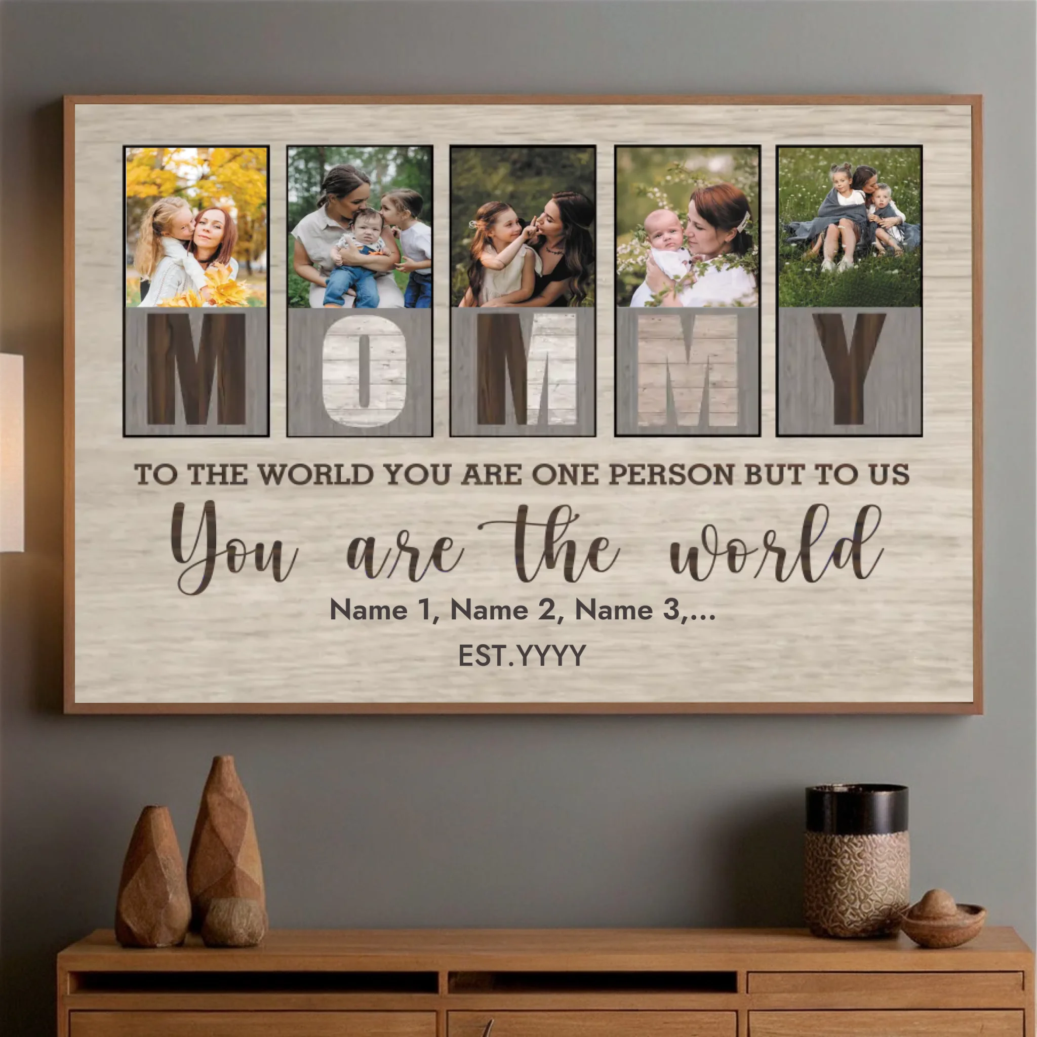 Capture Your Mom’s Love – Personalized Poster with a Beautiful Photo - 89Prints