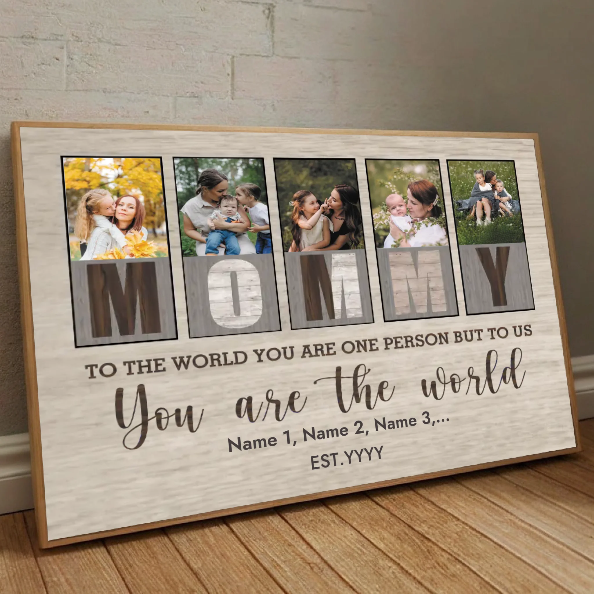Capture Your Mom’s Love – Personalized Poster with a Beautiful Photo - 89Prints