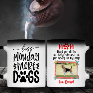 Heartfelt Personalized Dog Mom Mug – Thanks For All The Belly Rubs – 89Prints