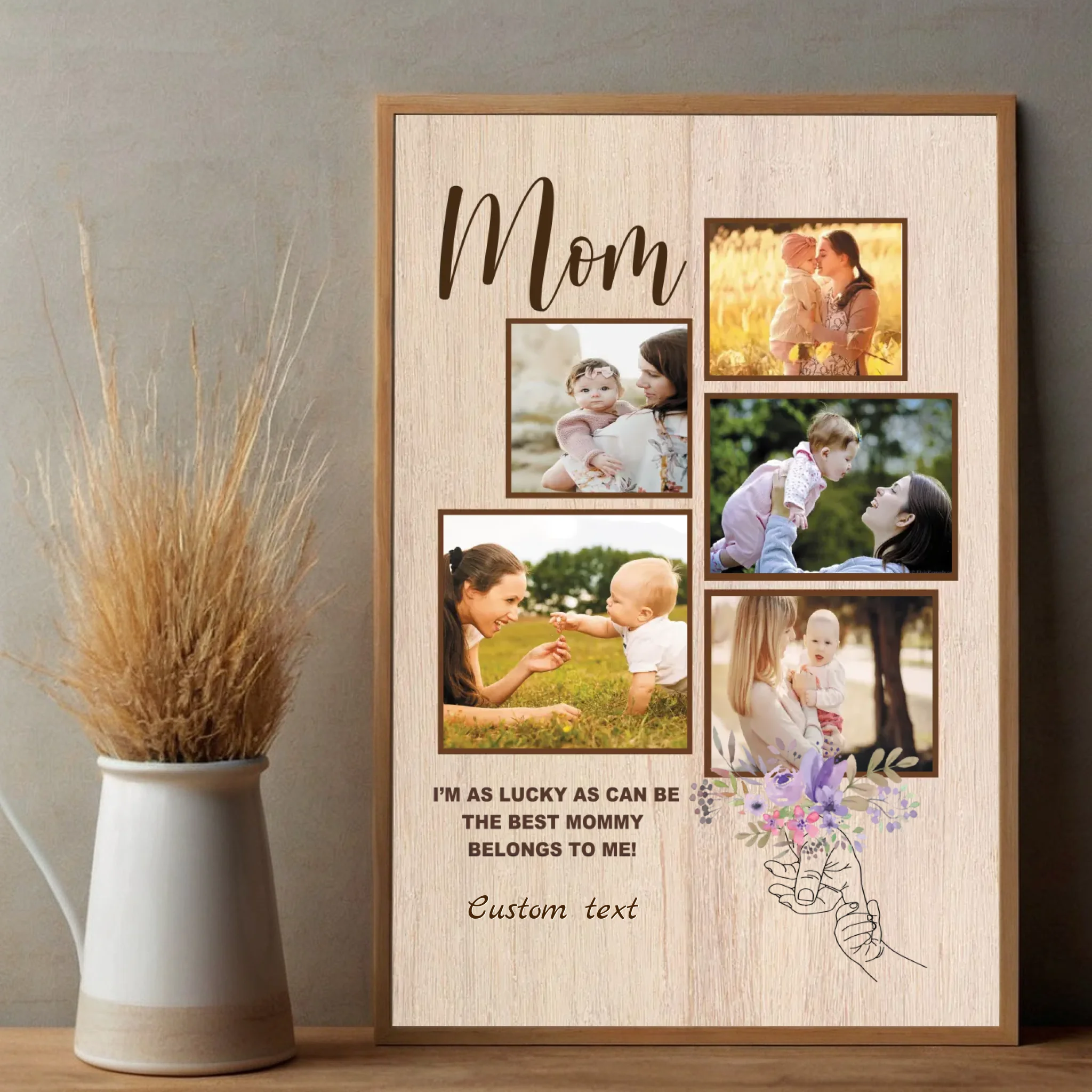 Luckiest Child – Personalized Poster Gift to Celebrate Mom’s Love - 89Prints