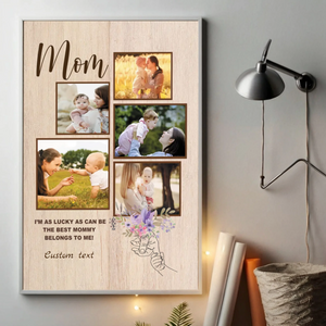 Luckiest Child – Personalized Poster Gift to Celebrate Mom’s Love - 89Prints