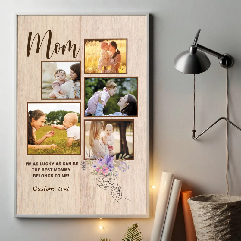 Luckiest Child – Personalized Poster Gift to Celebrate Mom’s Love - 89Prints