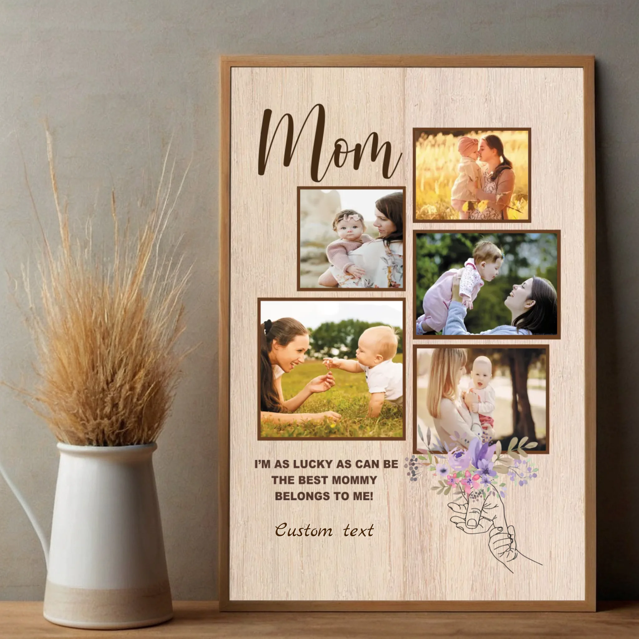 Luckiest Child – Personalized Poster Gift to Celebrate Mom’s Love - 89Prints