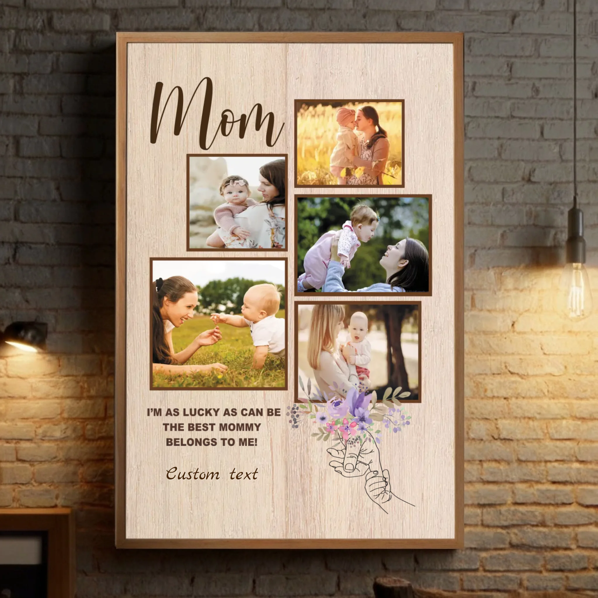 Luckiest Child – Personalized Poster Gift to Celebrate Mom’s Love - 89Prints