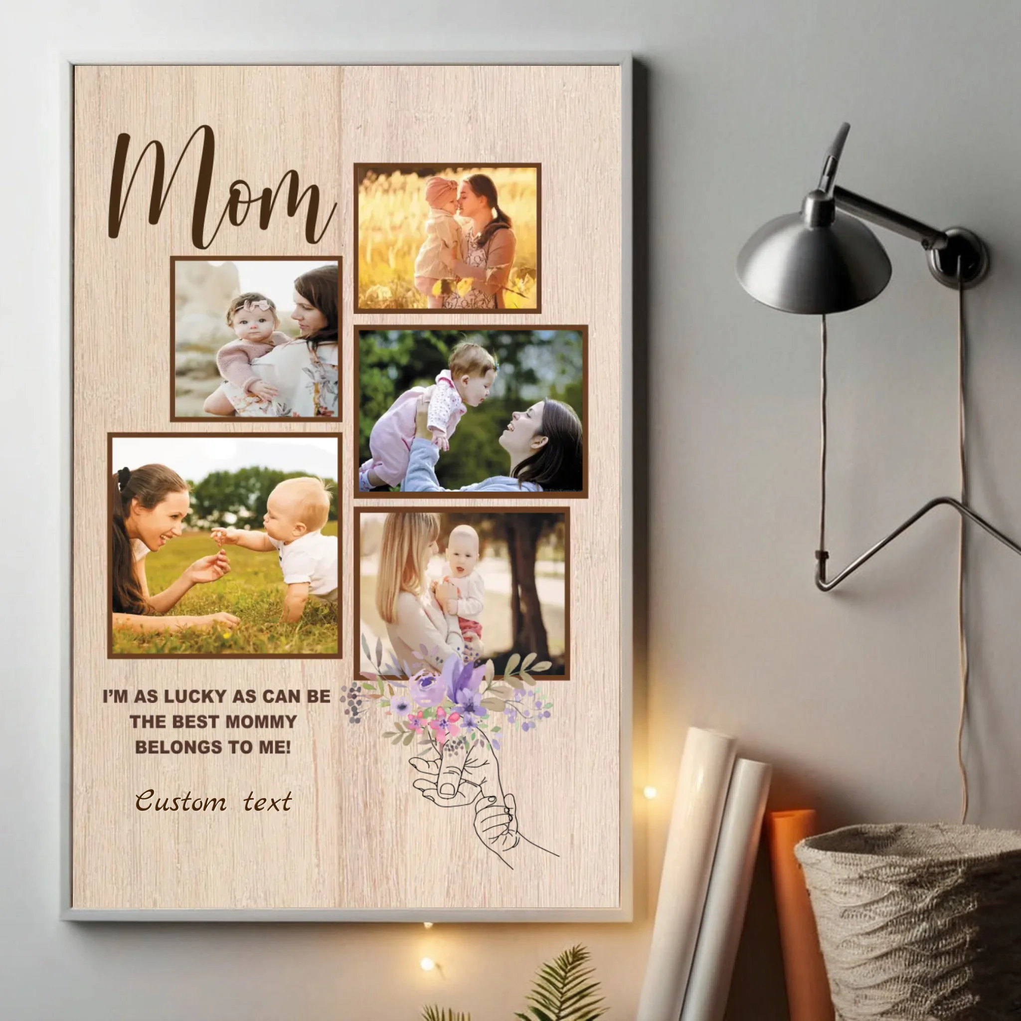 Luckiest Child – Personalized Poster Gift to Celebrate Mom’s Love - 89Prints