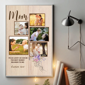 Luckiest Child – Personalized Poster Gift to Celebrate Mom’s Love - 89Prints