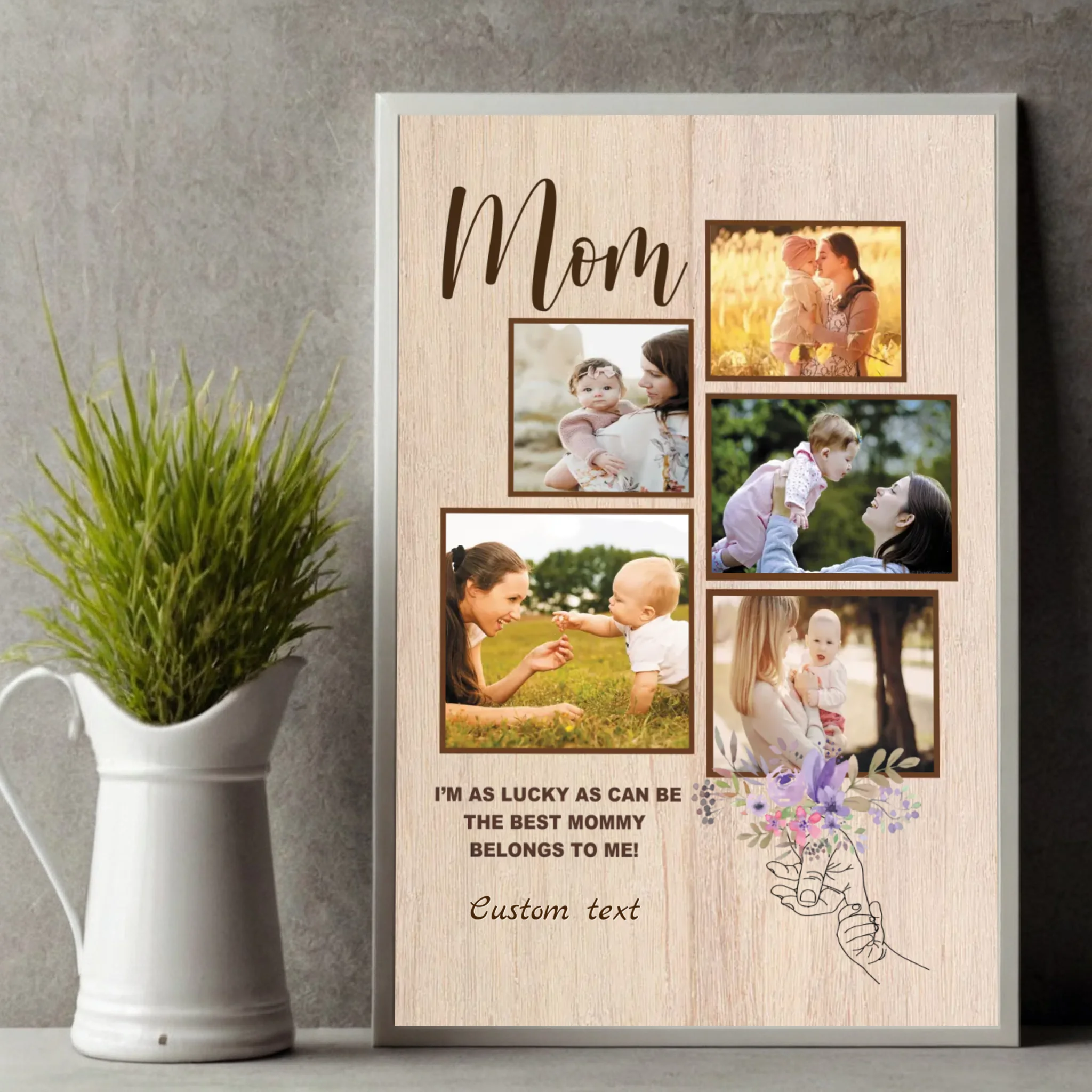 Luckiest Child – Personalized Poster Gift to Celebrate Mom’s Love - 89Prints