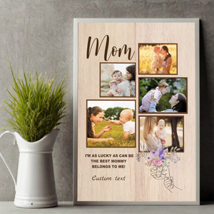 Luckiest Child – Personalized Poster Gift to Celebrate Mom’s Love - 89Prints