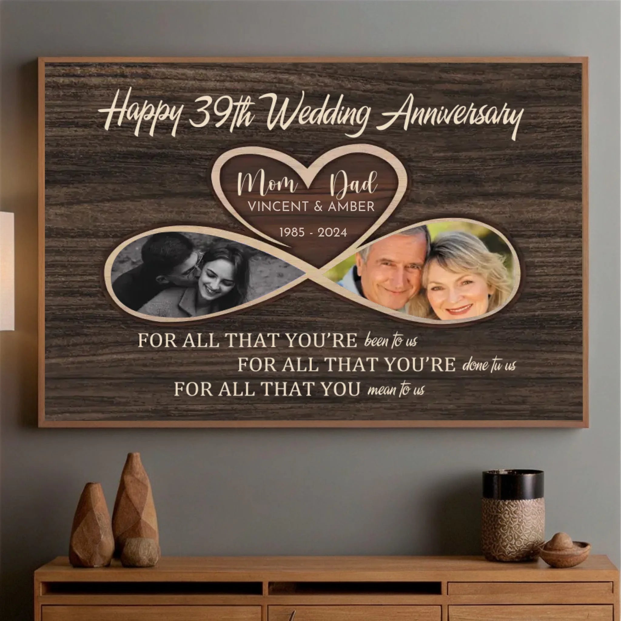 A Timeless Treasure – Personalized Poster for Mom and Dad - 89Prints