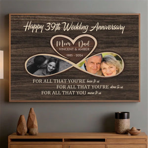 A Timeless Treasure – Personalized Poster for Mom and Dad - 89Prints
