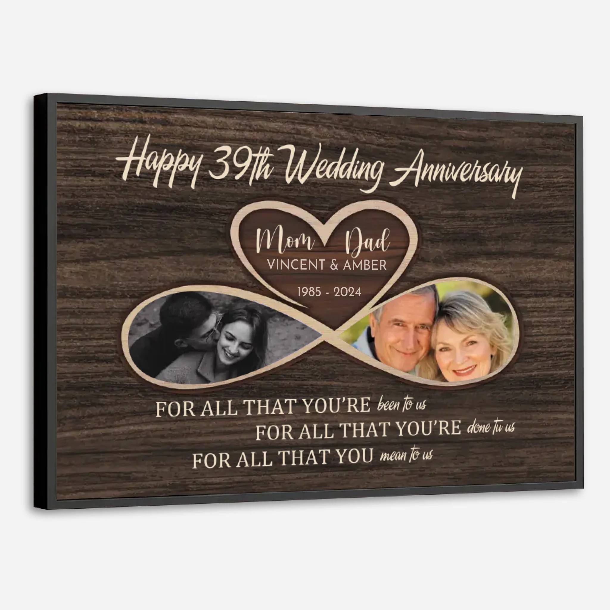 A Timeless Treasure – Personalized Poster for Mom and Dad - 89Prints