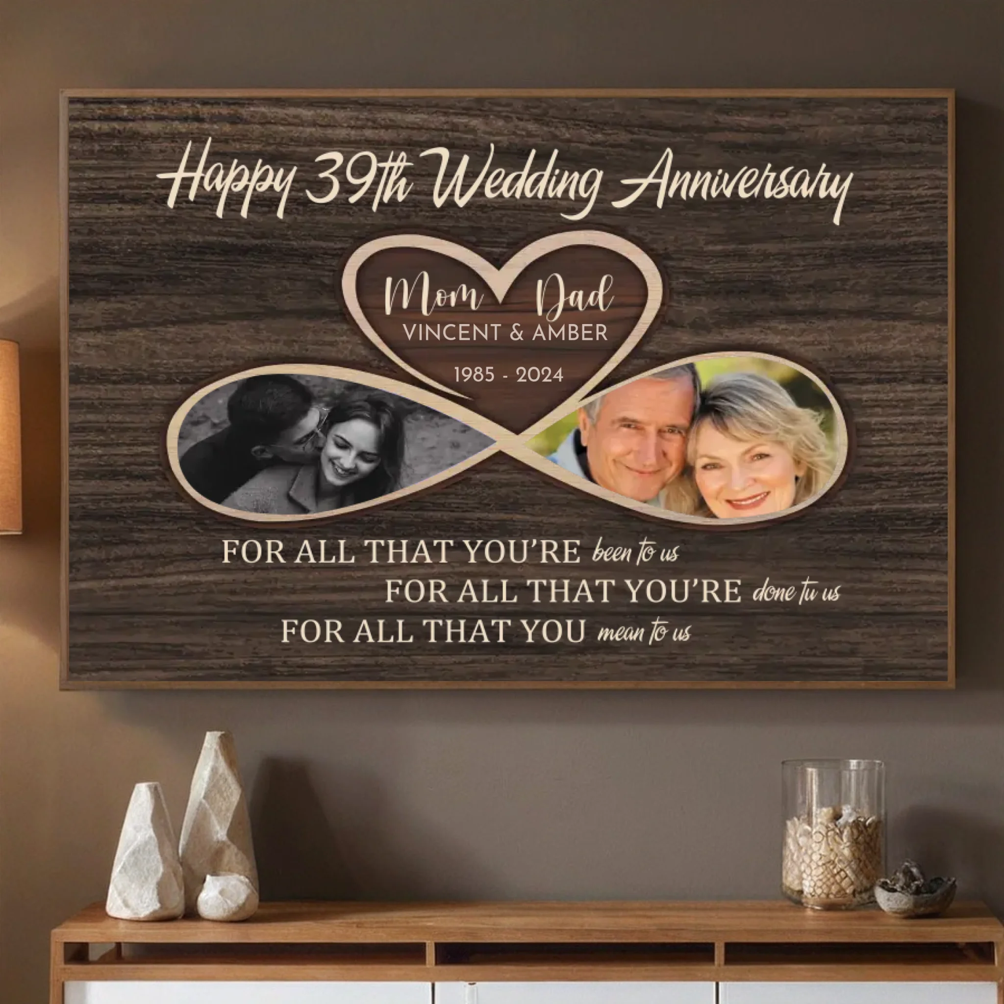A Timeless Treasure – Personalized Poster for Mom and Dad - 89Prints