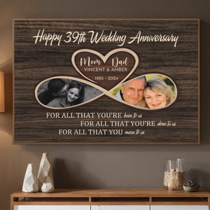 A Timeless Treasure – Personalized Poster for Mom and Dad - 89Prints
