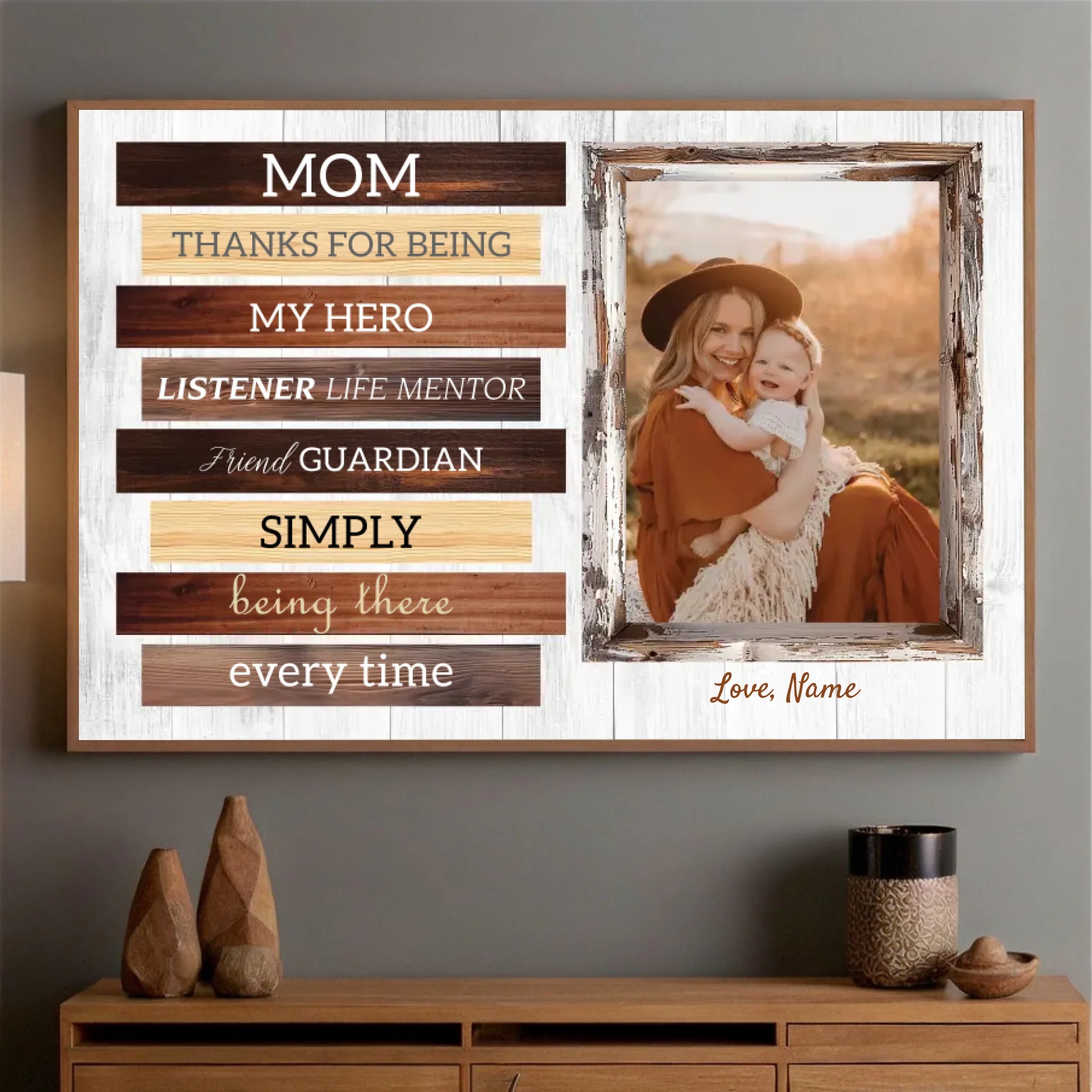 The Most Memorable Moment – Personalized Poster Gift for Mom - 89Prints