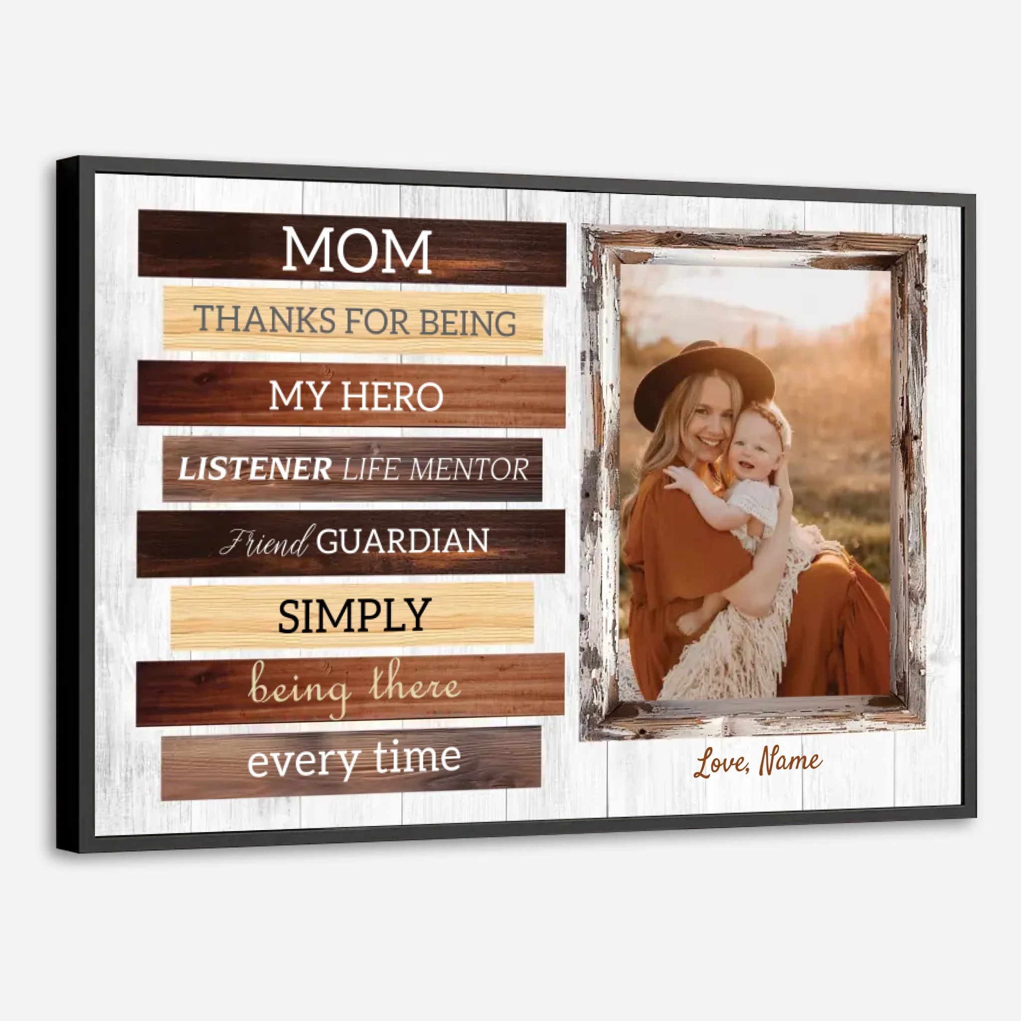 The Most Memorable Moment – Personalized Poster Gift for Mom - 89Prints