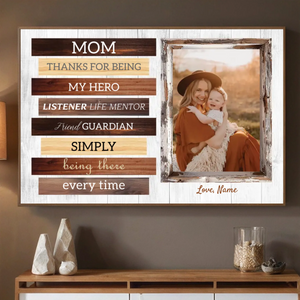 The Most Memorable Moment – Personalized Poster Gift for Mom - 89Prints