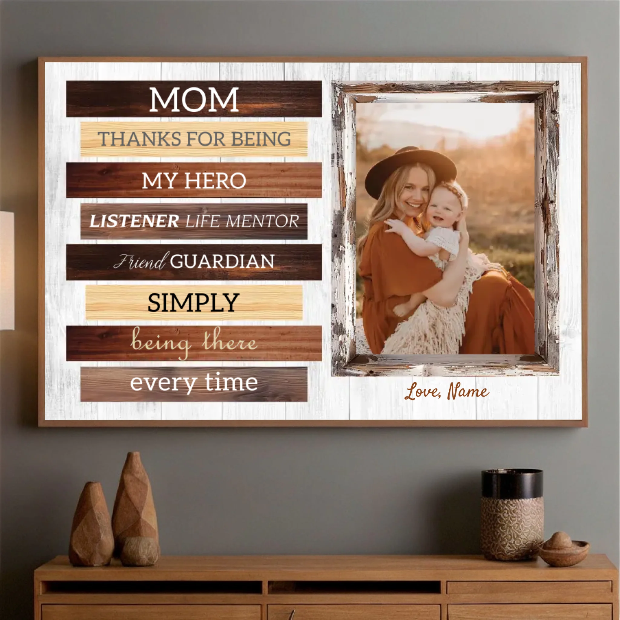 The Most Memorable Moment – Personalized Poster Gift for Mom - 89Prints
