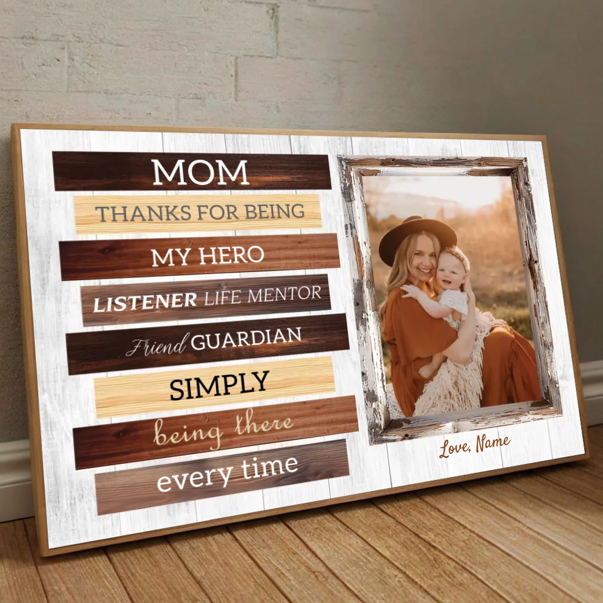 The Most Memorable Moment – Personalized Poster Gift for Mom - 89Prints