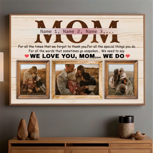 A One-of-a-Kind Gift for Mom – Personalized Poster Art - 89Prints