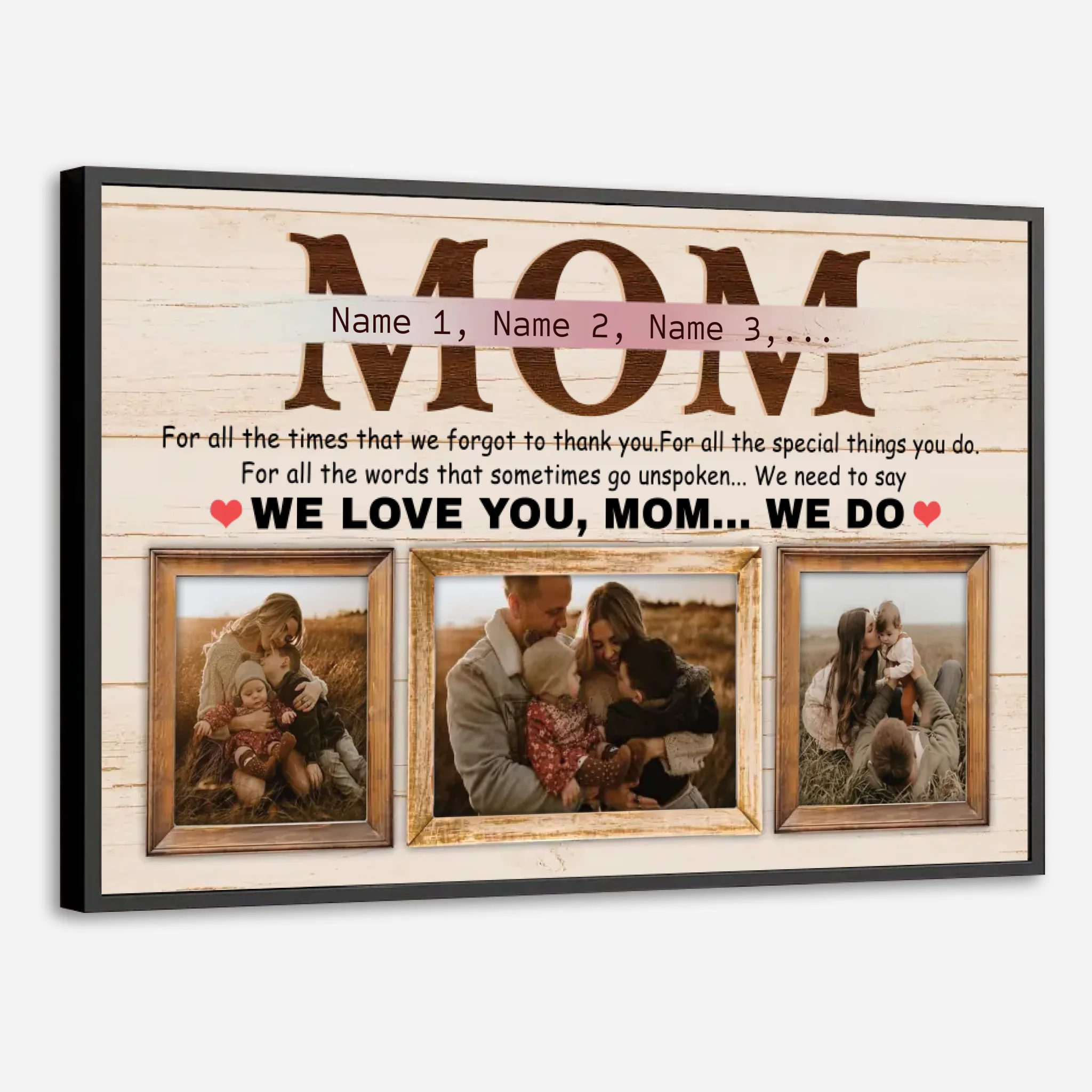 A One-of-a-Kind Gift for Mom – Personalized Poster Art - 89Prints